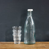 Table glass water bottle with stopper